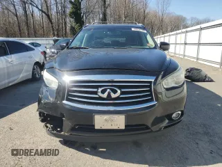 2013 Infiniti JX35 with VIN 5N1AL0MM0DC332268, listed as a Copart auction lot 48032795 with 150,219 mi miles and Salvage Title. Bid and sale history available at DreamBid. Image 5.