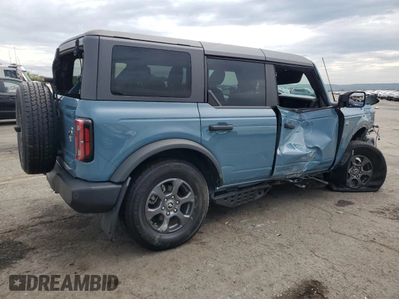 2021 Ford Bronco z VIN 1FMEE5BP8MLA68271, wystawiony jako Copart lot #72126884 z przebiegiem 36 942 mil mil oraz Szkoda całkowita • Salvage title. Historia ofert i sprzedaży dostępna na DreamBid. Obrazek 3.