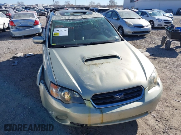 2005 Subaru Legacy Outback XT Limited with VIN 4S4BP67C254346960, listed as a IAAI auction lot 40817768 with 196,380 mi miles and . Bid and sale history available at DreamBid. Image 6.