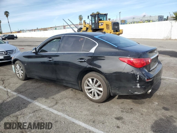 2015 Infiniti Q50 Premium with VIN JN1BV7AP5FM331451, listed as a Copart auction lot 63052025 with Not provided miles and Salvage title. Bid and sale history available at DreamBid. Image 2.