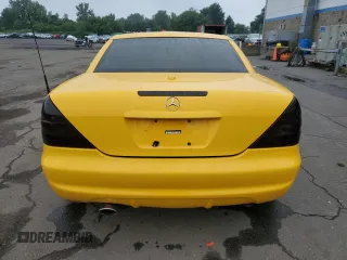 2001 Mercedes-Benz SLK-Class Kompressor with VIN WDBKK49F61F184147, listed as a Copart auction lot 64860084 with 0 mi miles and Salvage Title. Bid and sale history available at carsss.com. Image 6.
