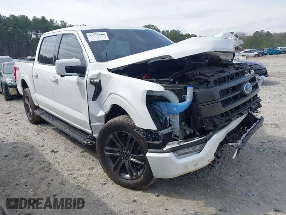2022 Ford F-150 XL with VIN 1FTFW1E8XNFA40166, listed as a IAAI auction lot 41776806 with 36,798 mi miles. Bid and sale history available at carsss.com. Image 1.