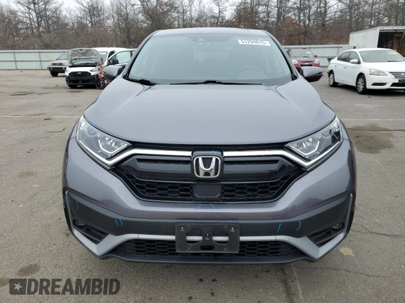 2022 Honda CR-V EX-L with VIN 2HKRW2H81NH629773, listed as a Copart auction lot 51294815 with 38,520 mi miles and Salvage Title. Bid and sale history available at carsss.com. Image 5.