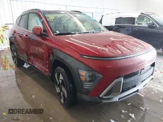 2024 Hyundai Kona Limited with VIN KM8HECA39RU167604, listed as a IAAI auction lot 41595060 with 15,944 mi miles. Bid and sale history available at carsss.com. Image 1.