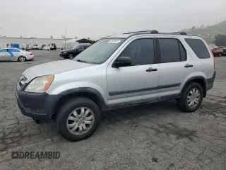 2002 Honda CR-V LX with VIN JHLRD684X2C024784, listed as a Copart auction lot 52049605 with 242,438 mi miles and Salvage Title. Bid and sale history available at carsss.com. Image 1.