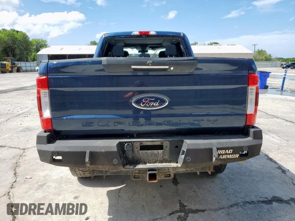 2017 Ford F-250 Lariat with VIN 1FT7W2BT1HEE01023, listed as a Copart auction lot 60861445 with 252,277 mi miles and Salvage title. Bid and sale history available at DreamBid. Image 6.