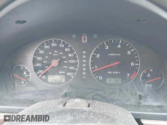 2003 Subaru Legacy Outback with VIN 4S3BE896137200610, listed as a IAAI auction lot 42450226 with 236,868 mi miles and . Bid and sale history available at DreamBid. Image 7.