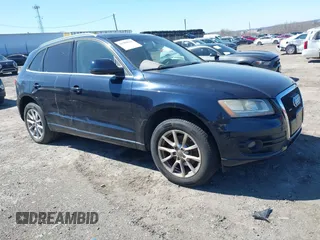2010 Audi Q5 Premium with VIN WA1CKAFP7AA050756, listed as a IAAI auction lot 41909563 with 155,163 mi miles. Bid and sale history available at carsss.com. Image 1.