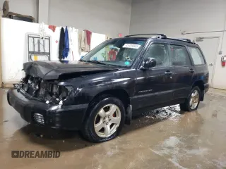 2002 Subaru Forester S w/Premium Pkg with VIN JF1SF656X2H718673, listed as a Copart auction lot 43409005 with 165,375 mi miles and Salvage Title. Bid and sale history available at carsss.com. Image 1.