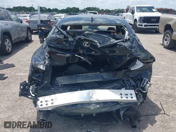 2025 Lexus IS 350 F Sport with VIN JTHBZ1B2XS5084514, listed as a IAAI auction lot 42125934 with 2,200 mi miles and . Bid and sale history available at DreamBid. Image 6.