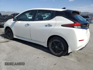 2023 Nissan LEAF SV Plus with VIN 1N4CZ1CVXPC557206, listed as a Copart auction lot 46681545 with 61,179 mi miles and Salvage Title. Bid and sale history available at DreamBid. Image 2.