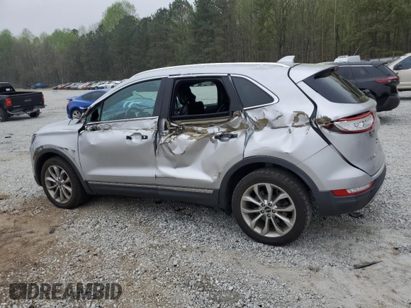 2017 Lincoln MKC Select with VIN 5LMCJ2C91HUL70659, listed as a Copart auction lot 51158085 with 54,296 mi miles and Salvage Title. Bid and sale history available at DreamBid. Image 2.