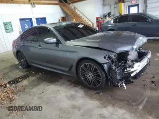 2018 BMW 5 Series 540i xDrive with VIN WBAJE7C59JWD52143, listed as a Copart auction lot 83438484 with 103,401 mi miles and Salvage title. Bid and sale history available at DreamBid. Image 4.