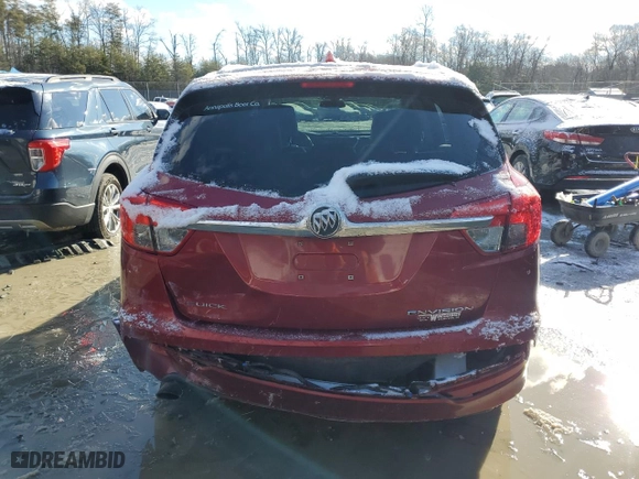 2017 Buick Envision Essence with VIN LRBFXBSA3HD009026, listed as a Copart auction lot 87729945 with 117,207 mi miles and Salvage Title. Bid and sale history available at carsss.com. Image 6.