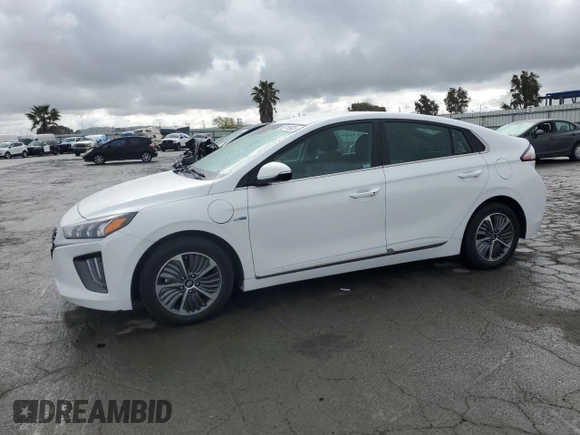 2020 Hyundai Ioniq SEL with VIN KMHC75LD8LU189686, listed as a Copart auction lot 53716935 with 21,641 mi miles and Salvage Title. Bid and sale history available at DreamBid. Image 1.