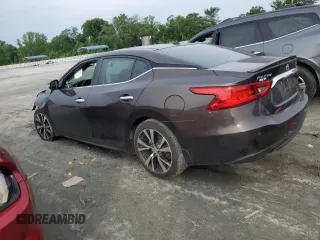 2016 Nissan Maxima SL with VIN 1N4AA6AP7GC434902, listed as a Copart auction lot 58396055 with 107,714 mi miles and Salvage title. Bid and sale history available at DreamBid. Image 2.