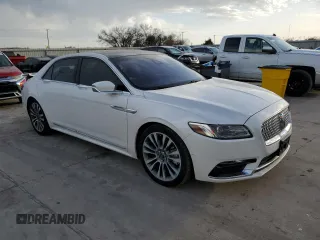 2019 Lincoln Continental Reserve with VIN 1LN6L9RP9K5603701, listed as a Copart auction lot 48583575 with 24,645 mi miles and Salvage Title. Bid and sale history available at DreamBid. Image 4.