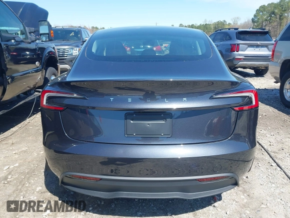 2024 Tesla Model 3 with VIN 5YJ3E1EA7RF863382, listed as a IAAI auction lot 41780246 with 1,294 mi miles and . Bid and sale history available at DreamBid. Image 17.
