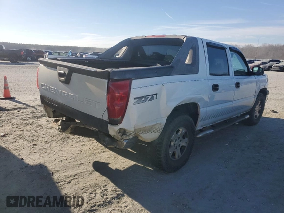 2004 Chevrolet Avalanche Z71 z VIN 3GNEK12T14G106141, wystawiony jako Copart lot #47106305 z przebiegiem 345 746 mil mil oraz Szkody całkowita. Historia ofert i sprzedaży dostępna na DreamBid. Obrazek 3.