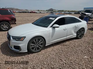 2019 Audi A6 Premium Plus with VIN WAUL2AF28KN025012, listed as a Copart auction lot 51127505 with 75,348 mi miles and Salvage Title. Bid and sale history available at carsss.com. Image 1.