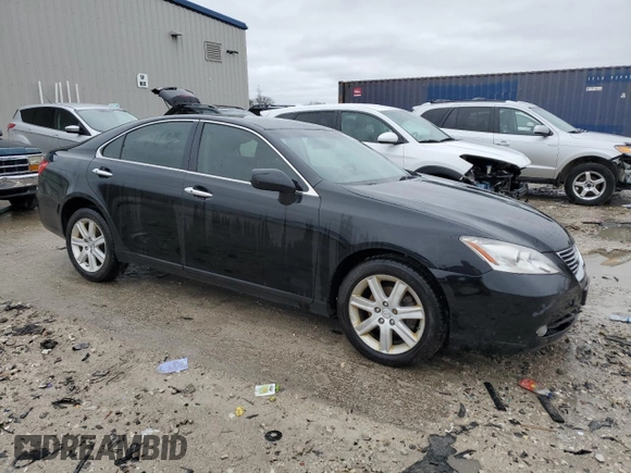 2009 Lexus ES with VIN JTHBJ46G492293757, listed as a Copart auction lot 53631575 with 122,293 mi miles and Non Repairable. Bid and sale history available at carsss.com. Image 4.