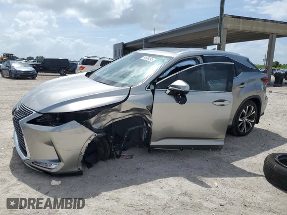 2022 Lexus RX 350 z VIN 2T2HZMAA9NC252992, wystawiony jako Copart lot #64631245 z przebiegiem 20 343 mil mil oraz Szkoda całkowita • Salvage title. Historia ofert i sprzedaży dostępna na DreamBid. Obrazek 1.