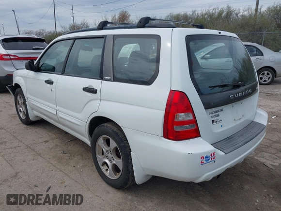2003 Subaru Forester XS with VIN JF1SG65683H731243, listed as a IAAI auction lot 41951681 with 152,322 mi miles. Bid and sale history available at carsss.com. Image 3.
