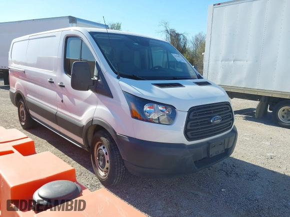 2019 Ford Transit with VIN 1FTYE1YM7KKA11022, listed as a IAAI auction lot 41790533 with 212,997 mi miles. Bid and sale history available at carsss.com. Image 1.