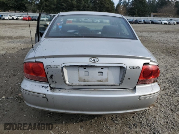 2003 Hyundai Sonata with VIN KMHWF25S03A881792, listed as a Copart auction lot 43432105 with 135,706 mi miles and Salvage Title. Bid and sale history available at carsss.com. Image 6.