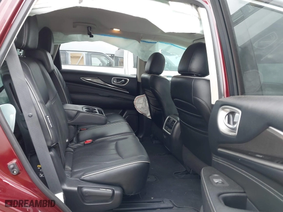 2019 Infiniti QX60 PURE with VIN 5N1DL0MM7KC558351, listed as a IAAI auction lot 41685778 with 100,949 mi miles. Bid and sale history available at carsss.com. Image 8.
