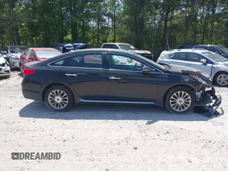 2015 Hyundai Sonata 2.4L Sport with VIN 5NPE34AF7FH250547, listed as a IAAI auction lot 42033370 with 79,840 mi miles. Bid and sale history available at carsss.com. Image 14.
