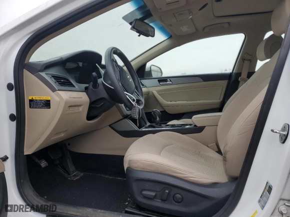 2015 Hyundai Sonata 2.4L SE with VIN 5NPE24AF0FH008623, listed as a Copart auction lot 44860945 with 143,046 mi miles and Clean Title. Bid and sale history available at carsss.com. Image 7.