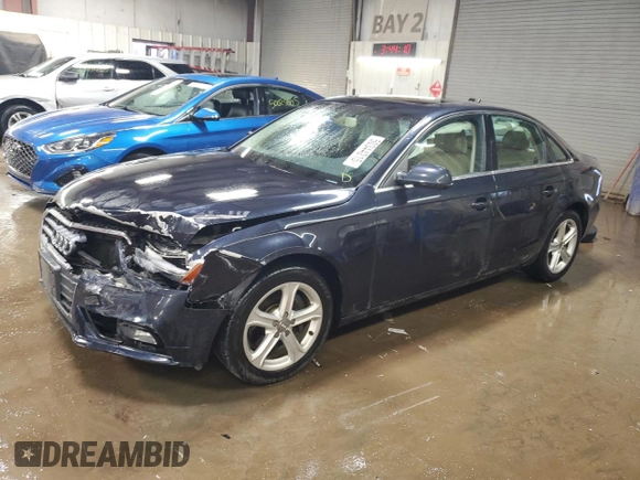 2013 Audi A4 Premium with VIN WAUAFAFL7DN034517, listed as a Copart auction lot 50344215 with 144,559 mi miles and Salvage Title. Bid and sale history available at carsss.com. Image 1.
