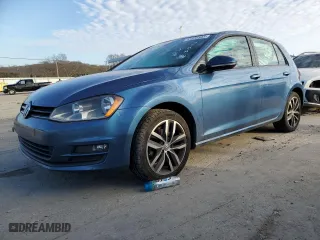 2015 Volkswagen Golf TSI S with VIN 3VW217AU6FM099720, listed as a Copart auction lot 43826593 with 51,295 mi miles. Bid and sale history available at carsss.com. Image 1.