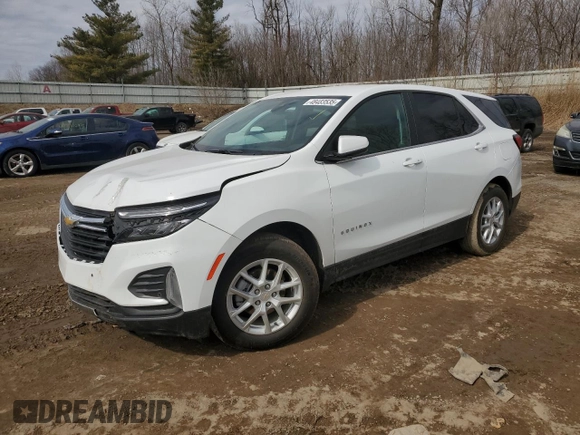 2024 Chevrolet Equinox LT with VIN 3GNAXKEG8RL139995, listed as a Copart auction lot 48483535 with 14,658 mi miles and Non Repairable. Bid and sale history available at DreamBid. Image 1.