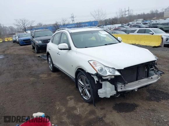 2017 Infiniti QX50 with VIN JN1BJ0RR9HM408706, listed as a IAAI auction lot 41821630 with 69,693 mi miles and . Bid and sale history available at DreamBid. Image 1.