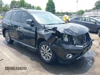 2016 Nissan Pathfinder SL with VIN 5N1AR2MM5GC642088, listed as a IAAI auction lot 42581116 with 127,954 mi miles and . Bid and sale history available at DreamBid. Image 1.
