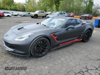 2017 Chevrolet Corvette Grand Sport 2LT with VIN 1G1YY2D74H5119854, listed as a Copart auction lot 54144325 with 98,008 mi miles and Salvage title. Bid and sale history available at DreamBid. Image 1.