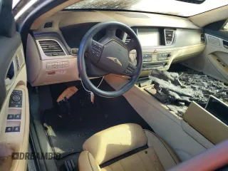 2018 Genesis G80 Ultimate with VIN KMHGN4JF9JU216722, listed as a Copart auction lot 76658944 with Not Provided miles and Salvage Title. Bid and sale history available at DreamBid. Image 8.