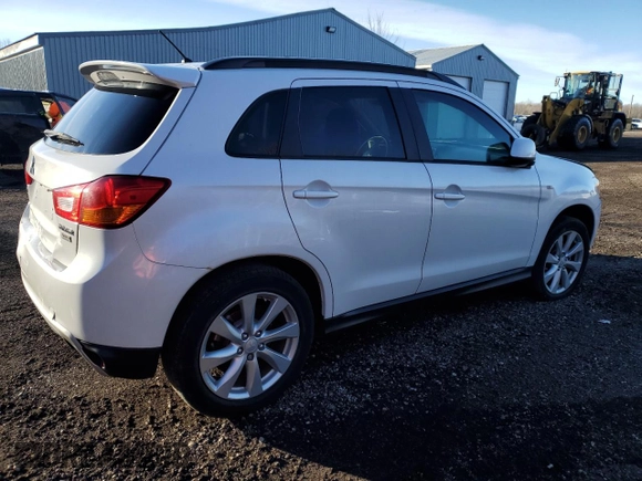 2015 Mitsubishi Outlander Sport GT with VIN 4A4AJ4AW4FE608619, listed as a Copart auction lot 62031515 with Not provided miles and Salvage title. Bid and sale history available at DreamBid. Image 3.