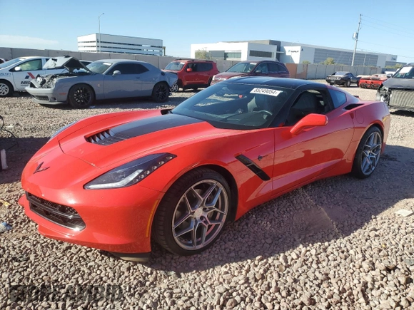 2016 Chevrolet Corvette 2LT with VIN 1G1YD2D72G5123928, listed as a Copart auction lot 85249054 with 52,336 mi miles and Salvage Title. Bid and sale history available at carsss.com. Image 1.