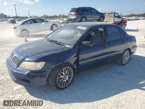2003 Mitsubishi Lancer ES with VIN JA3AJ26E13U009608, listed as a Copart auction lot 44187705 with 139,719 mi miles and Salvage Title. Bid and sale history available at carsss.com. Image 1.