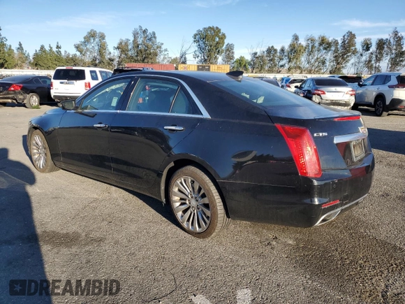 2016 Cadillac CTS Premium Collection RWD with VIN 1G6AT5SS8G0185760, listed as a Copart auction lot 87536205 with 42,480 mi miles and Salvage title. Bid and sale history available at DreamBid. Image 2.