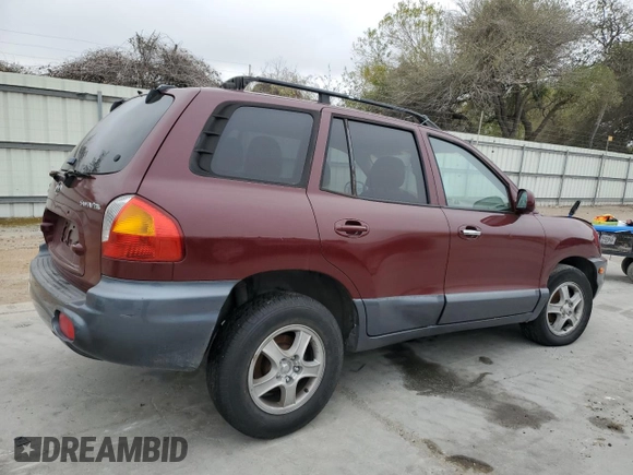 2004 Hyundai Santa Fe with VIN KM8SB12B14U644124, listed as a Copart auction lot 41509435 with 138,586 mi miles and Clean Title. Bid and sale history available at carsss.com. Image 3.
