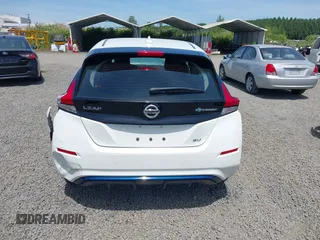2021 Nissan LEAF SV with VIN 1N4AZ1CV0MC556505, listed as a IAAI auction lot 42438895 with 20,249 mi miles and . Bid and sale history available at DreamBid. Image 16.