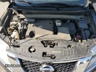 2015 Nissan Pathfinder SV with VIN 5N1AR2MM2FC716758, listed as a Copart auction lot 61843455 with 105,127 mi miles and Salvage title. Bid and sale history available at DreamBid. Image 12.