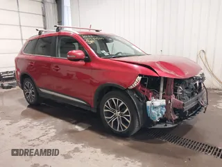 2018 Mitsubishi Outlander ES with VIN JA4AZ3A34JZ005696, listed as a IAAI auction lot 40586500 with 142,851 mi miles and . Bid and sale history available at DreamBid. Image 1.
