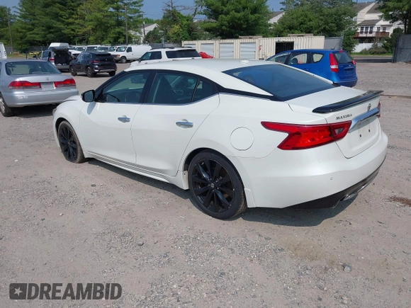 2017 Nissan Maxima SL with VIN 1N4AA6AP6HC432141, listed as a IAAI auction lot 42441283 with 93,730 mi miles and . Bid and sale history available at DreamBid. Image 3.
