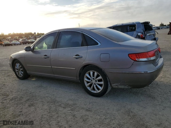 2006 Hyundai Azera SE with VIN KMHFC46F66A117570, listed as a Copart auction lot 79708844 with 131,877 mi miles and Salvage Title. Bid and sale history available at carsss.com. Image 2.