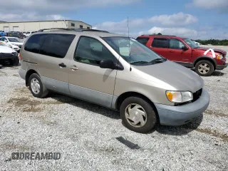 2000 Toyota Sienna LE z VIN 4T3ZF13C7YU259075, wystawiony jako Copart lot #58416105 z przebiegiem 235 788 mil mil oraz Szkoda całkowita • Salvage title. Historia ofert i sprzedaży dostępna na DreamBid. Obrazek 4.